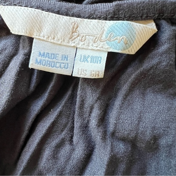 Boden Black Braided Tie Waist Maxi Dress 21878 - Picture 7 of 8